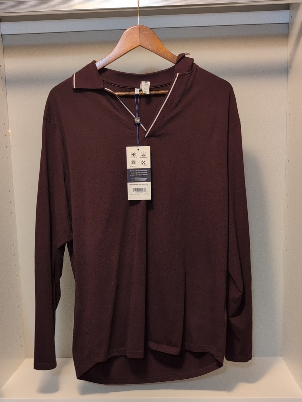 Men's State & Liberty Long Sleeve NWT - Size 2XL - Red